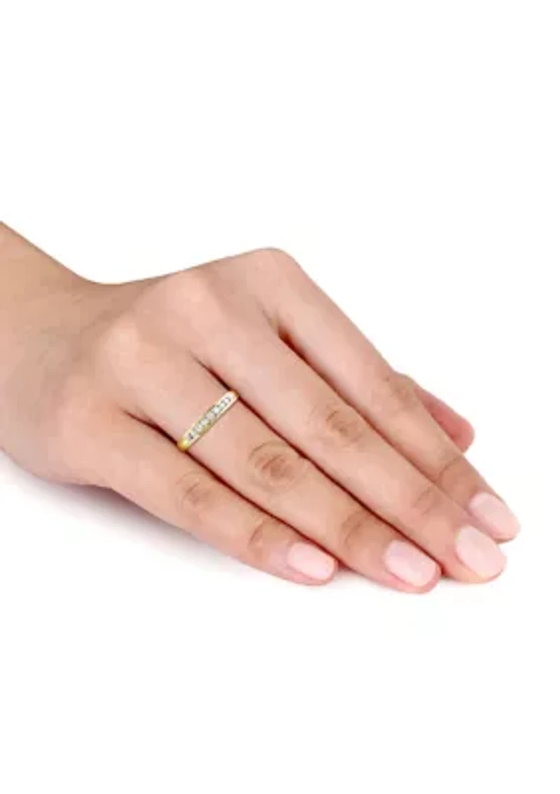 1/4 ct. t.w. Diamond Anniversary Band 10K Yellow Gold