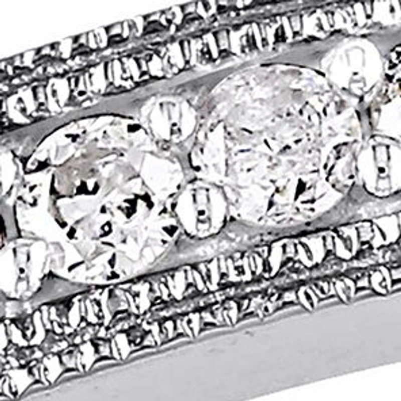 1/4 ct. t.w. Diamond Anniversary Band 10K White Gold