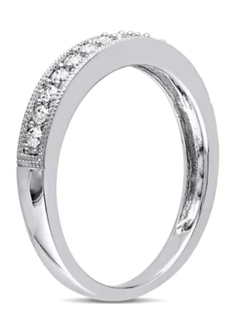 1/4 ct. t.w. Diamond Anniversary Band 10K White Gold