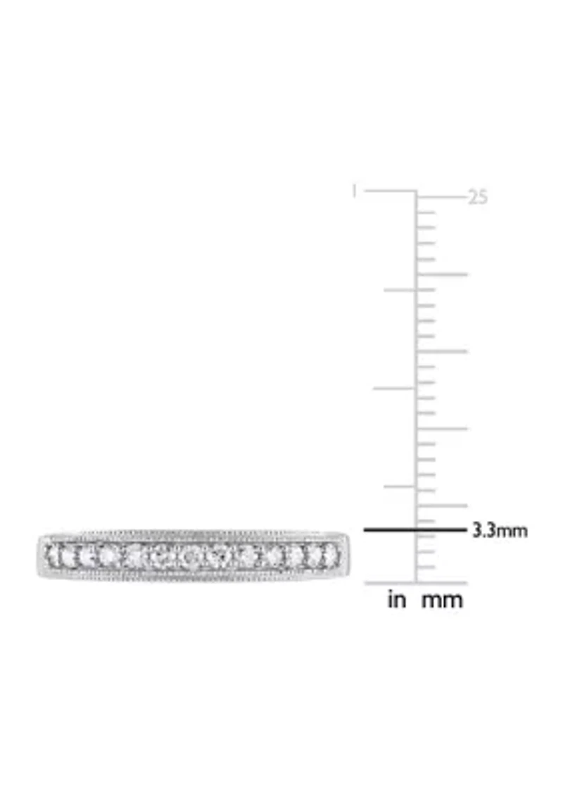 1/4 ct. t.w. Diamond Anniversary Band 10K White Gold