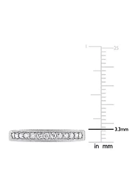1/4 ct. t.w. Diamond Anniversary Band 10K White Gold