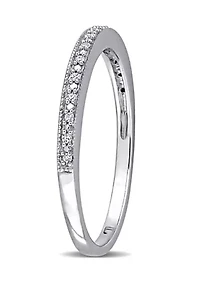 1/20 ct. t.w. Diamond Wedding Band 10K White Gold