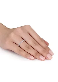 1/20 ct. t.w. Diamond Wedding Band 10K White Gold