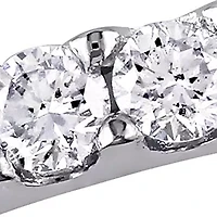 3/8 ct. t.w. Diamond Eternity Ring 14K White Gold