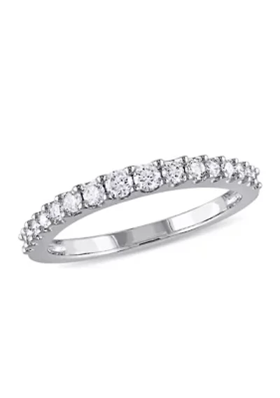 3/8 ct. t.w. Diamond Eternity Ring 14K White Gold