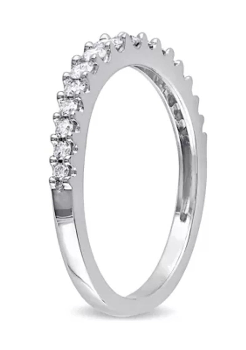 3/8 ct. t.w. Diamond Eternity Ring 14K White Gold