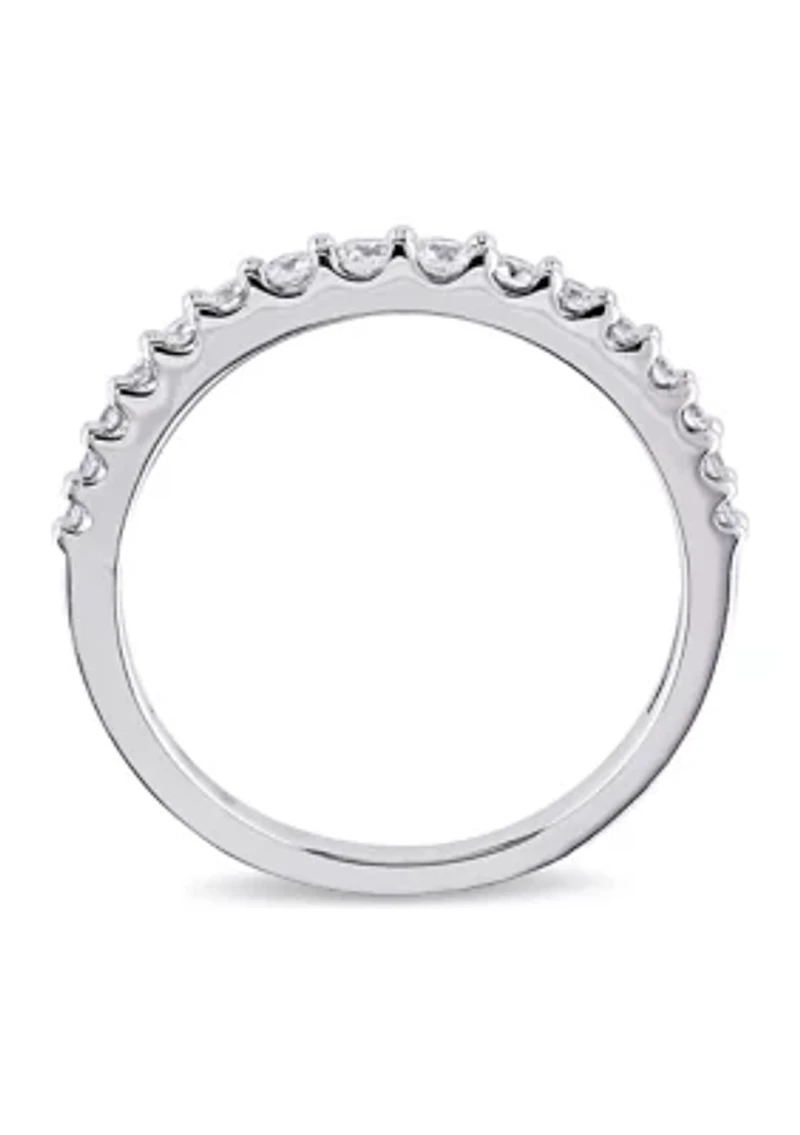 3/8 ct. t.w. Diamond Eternity Ring 14K White Gold