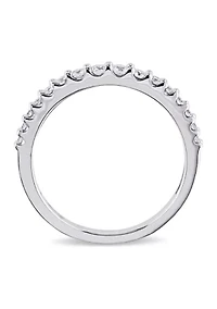 3/8 ct. t.w. Diamond Eternity Ring 14K White Gold