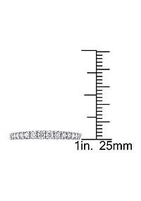 3/8 ct. t.w. Diamond Eternity Ring 14K White Gold