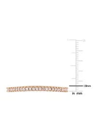 1/7 ct. t.w. Diamond Wedding Band 14K Rose Gold