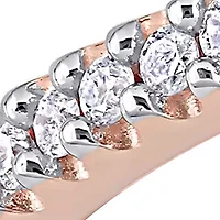 1/8 ct. t.w. Diamond Eternity Ring 14K Rose Gold