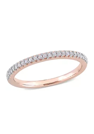 1/8 ct. t.w. Diamond Eternity Ring 14K Rose Gold