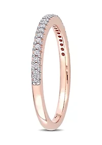 1/8 ct. t.w. Diamond Eternity Ring 14K Rose Gold