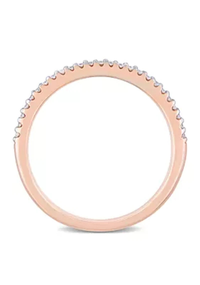 1/8 ct. t.w. Diamond Eternity Ring 14K Rose Gold