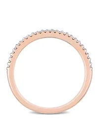 1/8 ct. t.w. Diamond Eternity Ring 14K Rose Gold