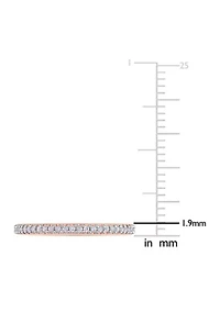 1/8 ct. t.w. Diamond Eternity Ring 14K Rose Gold