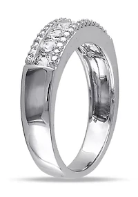 5/8 ct. t.w. Lab Created White Sapphire Anniversary Band Sterling Silver