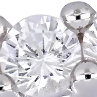 1.1 ct. t.w. Lab Created White Sapphire Stacking Ring Sterling Silver