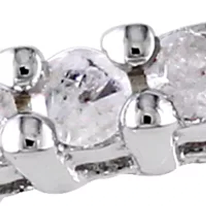 1/5 ct. t.w. Diamond Anniversary Band Sterling Silver