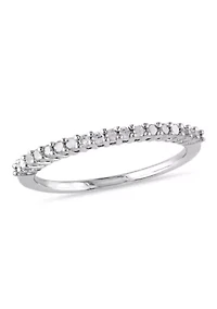 1/5 ct. t.w. Diamond Anniversary Band Sterling Silver