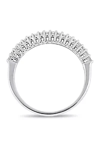 1/5 ct. t.w. Diamond Anniversary Band Sterling Silver