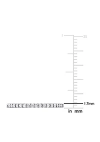 1/5 ct. t.w. Diamond Anniversary Band Sterling Silver