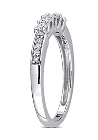 1/3 ct. t.w. Diamond Wedding Band 14K White Gold