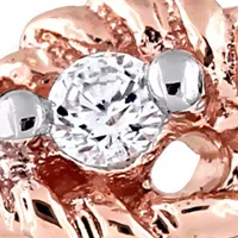 1/6 ct. t.w. Diamond Infinity Eternity Ring 10K Rose Gold