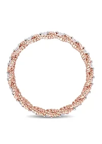 1/6 ct. t.w. Diamond Infinity Eternity Ring 10K Rose Gold