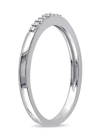 1/ ct. t.w. Diamond Wedding Band Sterling Silver