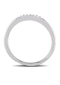 1/ ct. t.w. Diamond Wedding Band Sterling Silver
