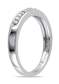 1/10 ct. t.w. Diamond Anniversary Band Sterling Silver