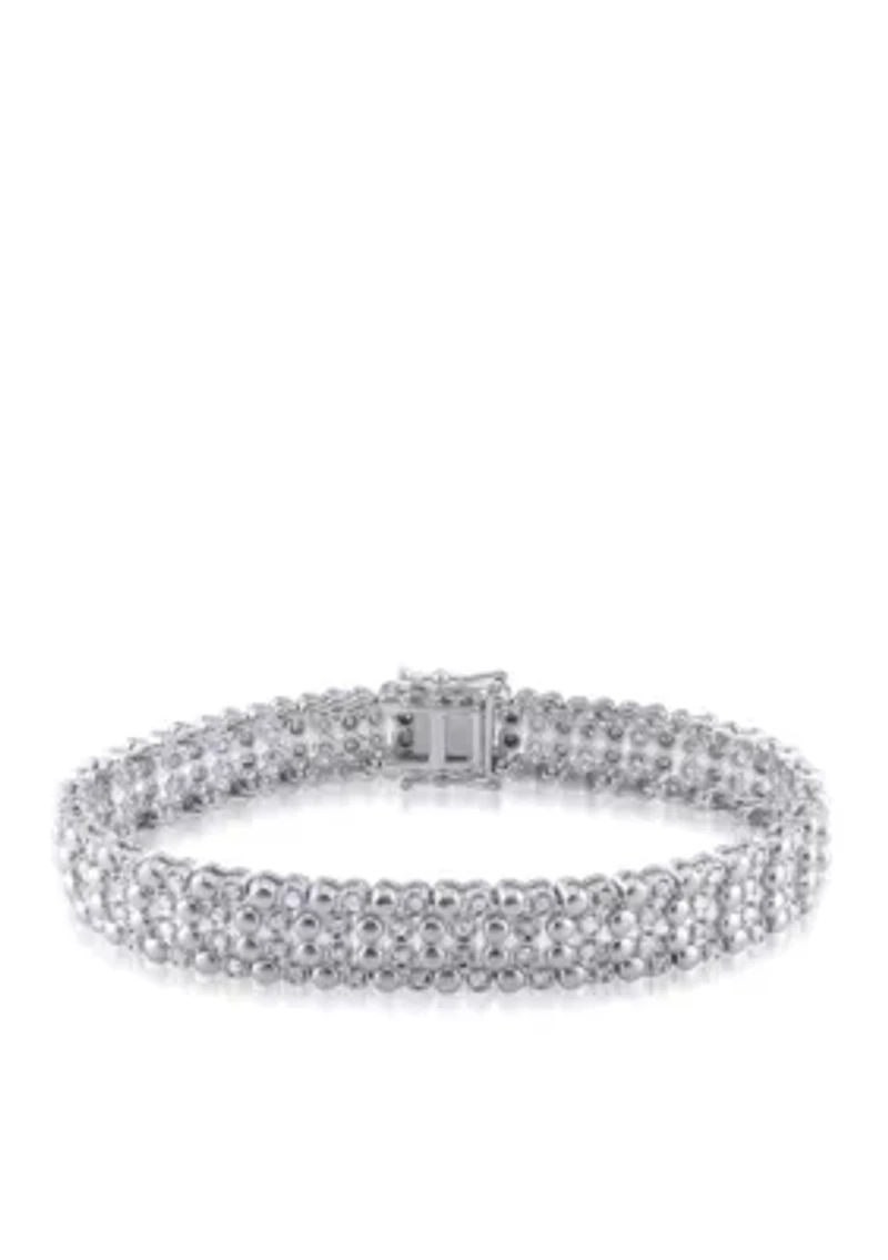 Diamond Tennis Bracelet in Sterling Silver