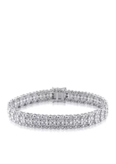 Diamond Tennis Bracelet in Sterling Silver
