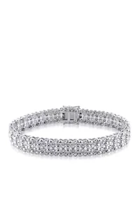 Diamond Tennis Bracelet in Sterling Silver