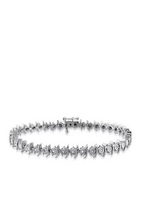 Diamond Tennis Bracelet in Sterling Silver