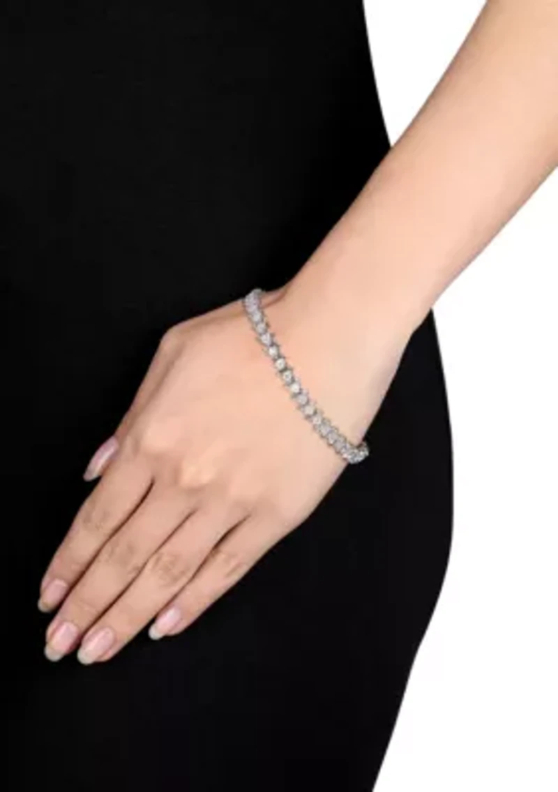Diamond Tennis Bracelet in Sterling Silver