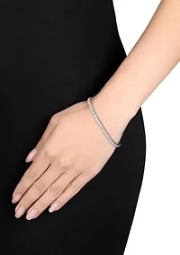 Diamond Tennis Bracelet in Sterling Silver