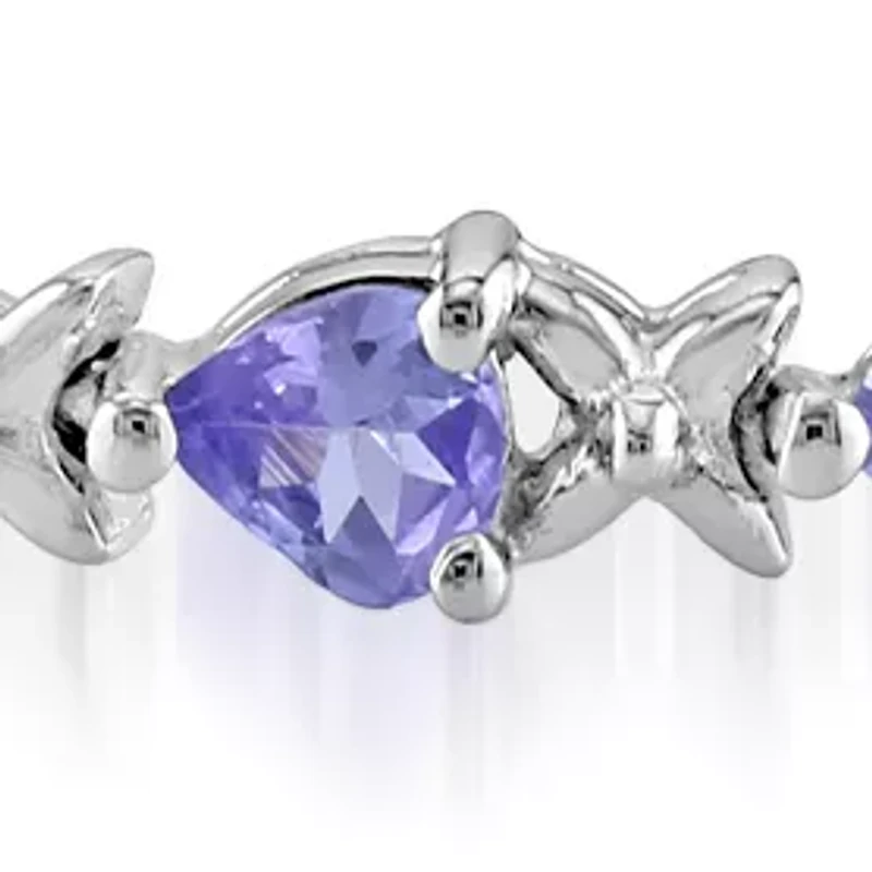 Sterling Silver Tanzanite Bracelet