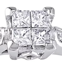 1/4 ct. t.w. Diamond Engagement Ring 10k White Gold