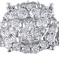 Diamond Ring 10k White Gold