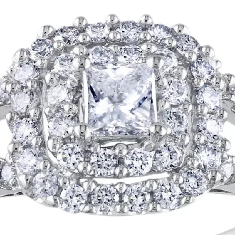 Diamond Ring 14k White Gold