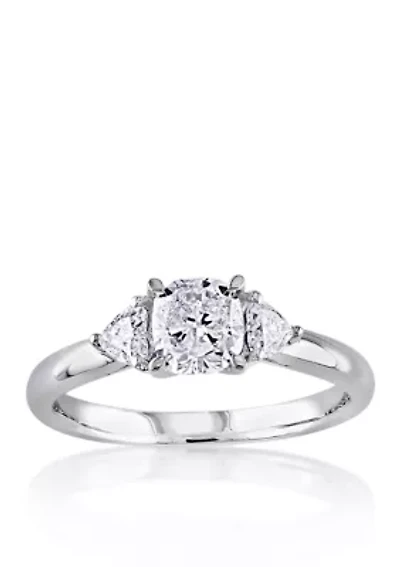 1 ct. t.w. Diamond Engagement Ring 14k White Gold
