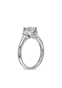 1 ct. t.w. Diamond Engagement Ring 14k White Gold