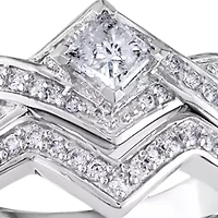 5/8 ct. t.w. Diamond Bridal Ring Set 14k White Gold
