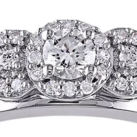 1/2 ct. t.w. Diamond Bridal Ring Set 10k White Gold