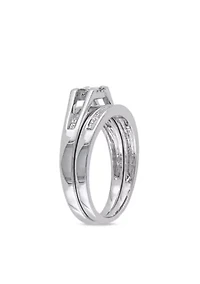 1/2 ct. t.w. Diamond Bridal Ring Set in 14k White Gold