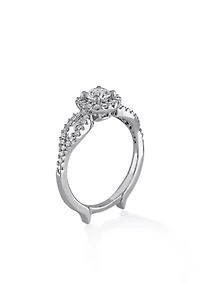 1/2 ct. t.w. Diamond Engagement Ring in 14k White Gold