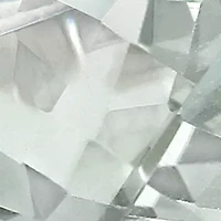 Green Amethyst and Diamond Ring Sterling Silver