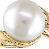Cultured Freshwater Pearl Ring 10k Yellow Gold